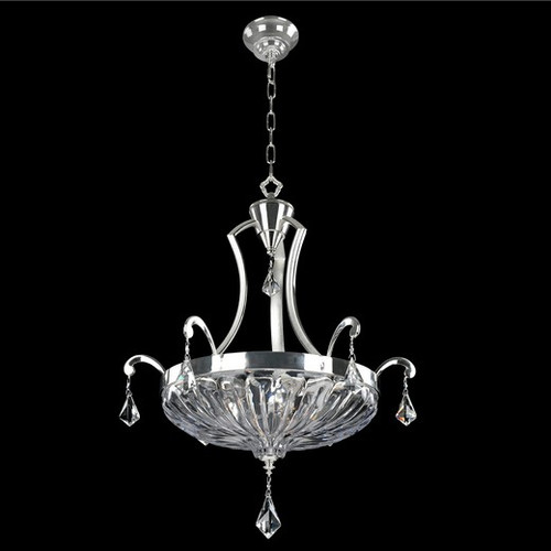 Allegri 028551-017-FR001 Orecchini Chrome Firenze Clear 22" Pendant Lamp