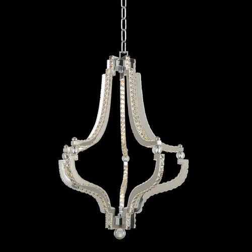 Allegri 030551 Cambria Chrome LED 21" Hanging Lamp
