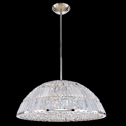 Allegri 038656-046-FR001 Doma Crystal Polished Nickel LED 26" Lighting Pendant