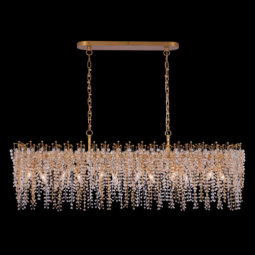 Allegri 040561-062-FR008 Fuji True Brass Island Lighting