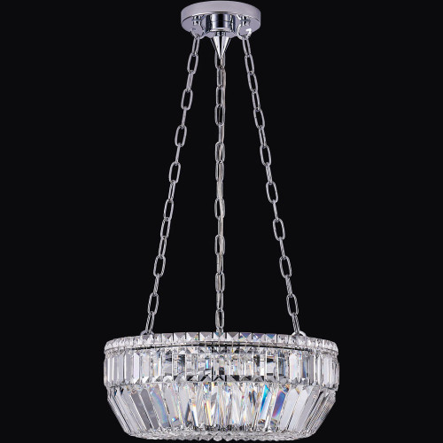 Allegri 043455-010-FR001 Circolare Polished Chrome 18" Pendant Light Fixture