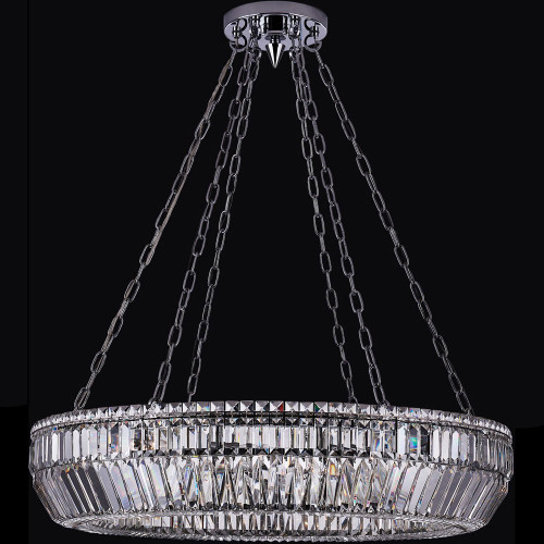 Allegri 043457-010-FR001 Circolare Polished Chrome 36" Drop Ceiling Light Fixture