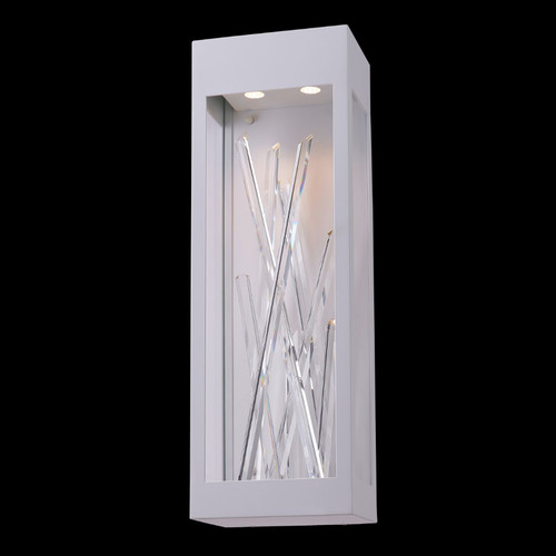 Allegri 090021-064-FR001 Arpione Esterno Matte White LED Outdoor Wall Mounted Lamp