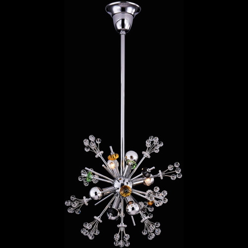 Allegri 11631-010-FRMULTI Constellation Polished Chrome 13" Pendant Lighting
