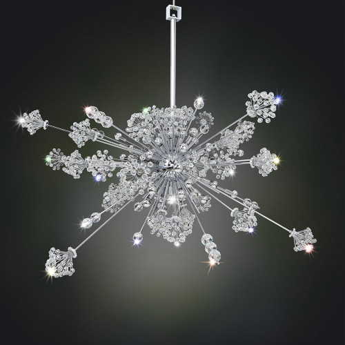 Allegri 11636-010-FR001 Constellation Crystal Chrome 60" Drop Ceiling Light Fixture