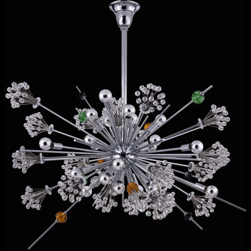 Allegri 11635-010-FRMULTI Constellation Polished Chrome Hanging Chandelier