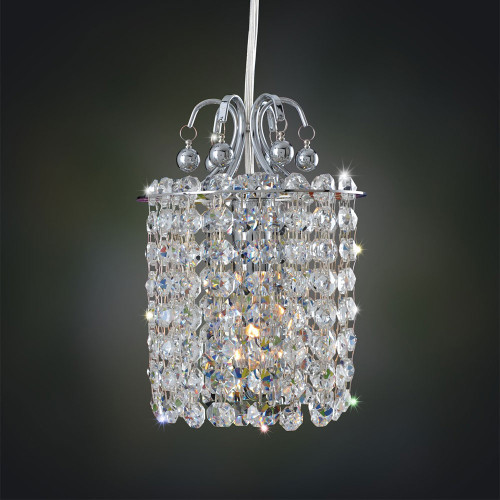 Allegri 11763-010-FR001 Milieu Mini Pendant Crystal Chrome Mini Ceiling Pendant Light