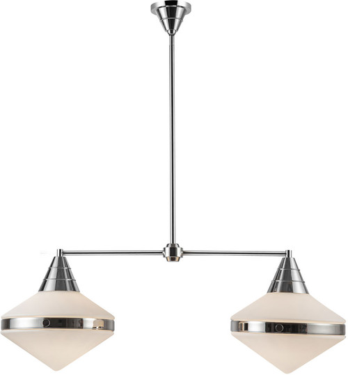Alora LP348241PNOP Willard Modern Polished Nickel Island Light Fixture
