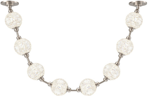 Alora PD321708PN-RT Marni Contemporary Polished Nickel LED Mini Ceiling Light Pendant