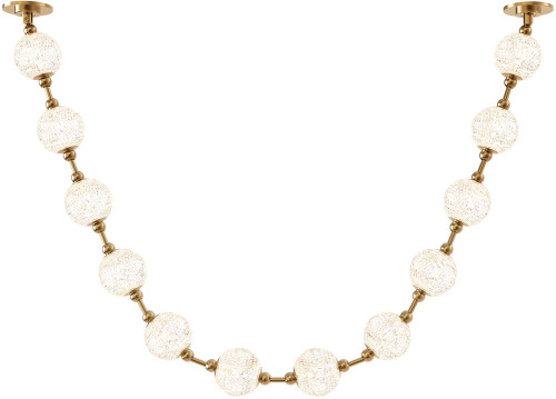 Alora PD321712NB-RT Marni Contemporary Natural Brass LED Mini Hanging Light Fixture