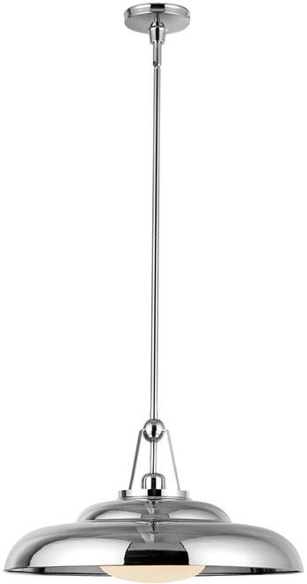 Alora PD344020PNGO Palmetto Polished Nickel 20" Drop Ceiling Lighting