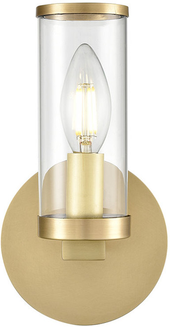 Alora WV309001NBCG Revolve  Modern Natural Brass Wall Lighting Fixture