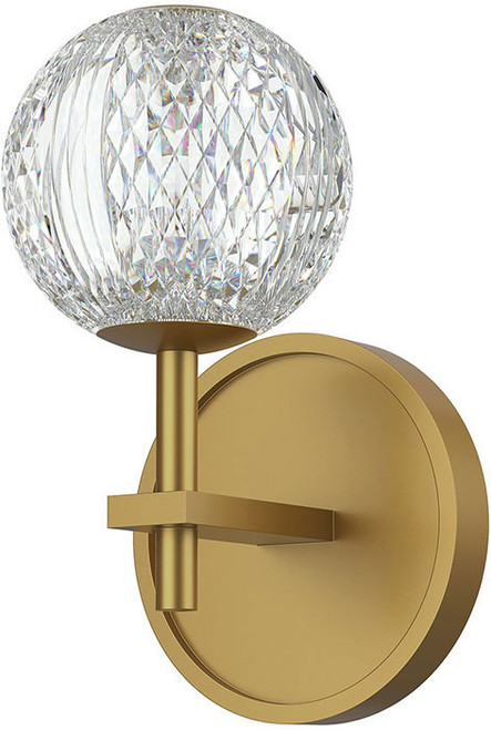 Alora Lighting WV321201NB Marni Modern Natural Brass LED Lighting Sconce