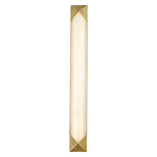 Alora WV323225VBAR Caesar Contemporary Vintage Brass LED Sconce Lighting