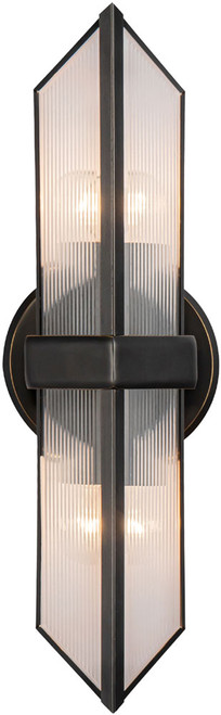 Alora WV332815UBCR Cairo Modern Urban Bronze Light Sconce