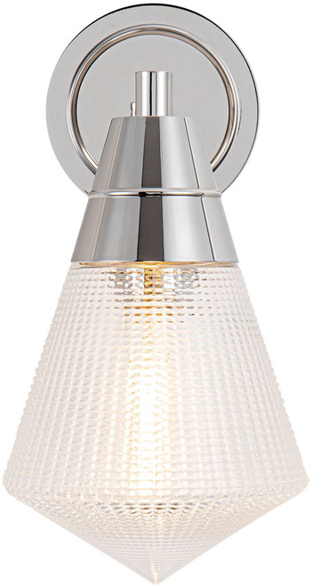 Alora WV348106PNPG Willard Contemporary Polished Nickel Wall Lamp