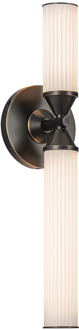 Alora WV348118UBFR Edwin Modern Urban Bronze LED Wall Sconce Lighting