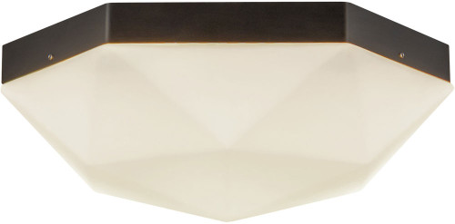 Alora Mood FM424512MBOP Krysta Contemporary Matte Black Ceiling Light