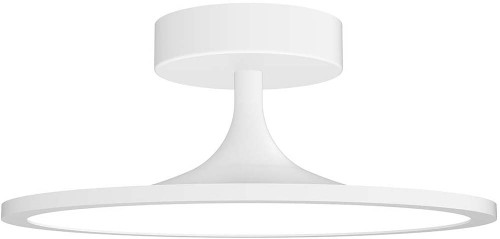 Alora Mood SF418012WH-UNV Issa Contemporary White LED Ceiling Light Fixture