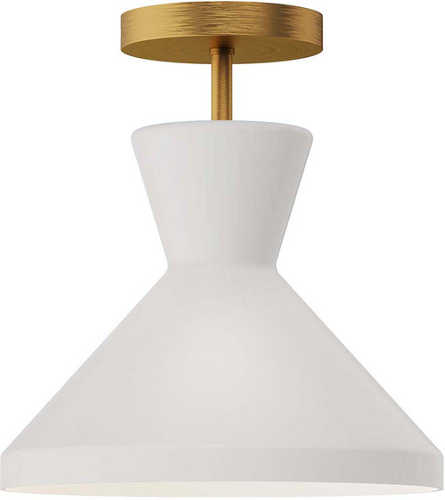 Alora Mood SF473710AGOP Betty Modern Aged Gold Flush Mount Lighting