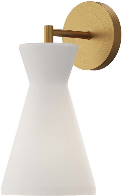 Alora Mood WV473706AGOP Betty Contemporary Aged Gold Sconce Lighting