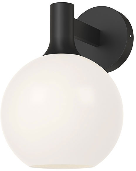 Alora Mood WV506108MBOP Castilla Contemporary Matte Black Wall Light Sconce