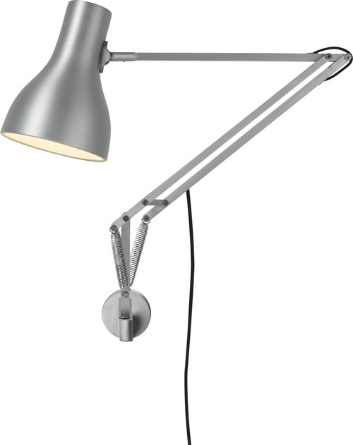 Anglepoise 32677 Type 75 Modern Silver Luster LED Swing Arm Wall Lamp