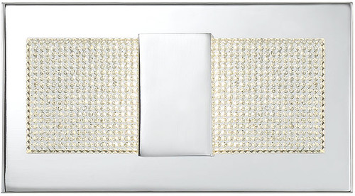 Arnsberg 222310206 Krone Contemporary Chrome LED Wall Light Fixture