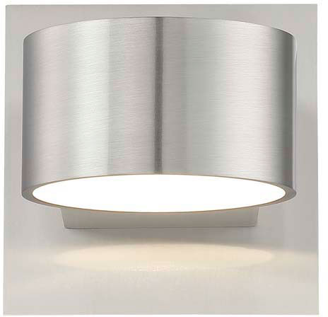 Arnsberg 223410107 LaCapo Modern Satin Nickel LED Wall Sconce Light