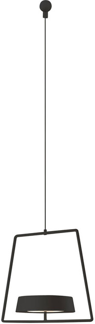 Arnsberg 327580102 Alessandro Volta Modern Black LED Mini Pendant Hanging Light