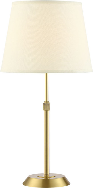 Arnsberg 509400108 Attendorn Modern Satin Brass Table Top Lamp