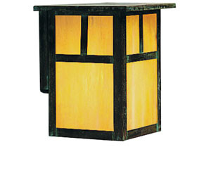 Arroyo Craftsman MW-7 Mission Craftsman Outdoor Wall Sconce - 8.5 inches tall