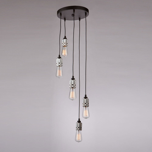 Artcraft AC10577CH Jersey Chrome Multi Ceiling Light Pendant
