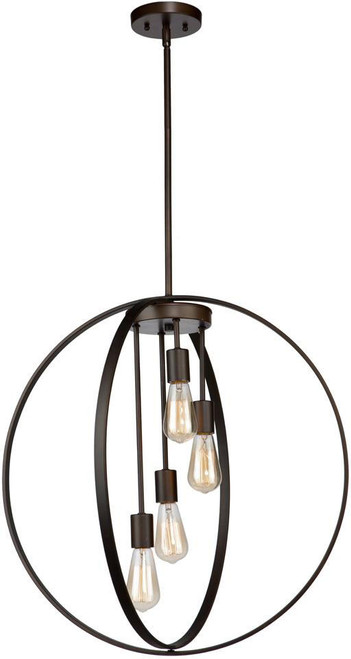 Artcraft AC10884OB Newport Contemporary Oil Rubbed Bronze Hanging Light Fixture