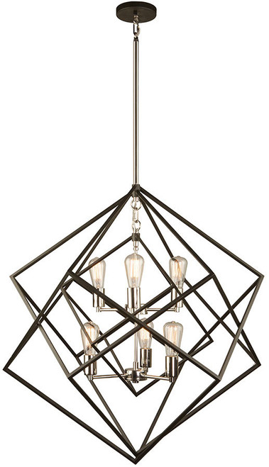 Artcraft AC11116PN Artistry Contemporary Polished Nickel Lighting Chandelier