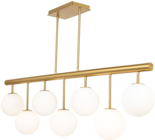 Artcraft AC11767BR Aurelia Contemporary Brass Kitchen Island Light
