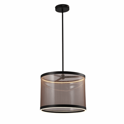 Artcraft AC11890BZ Cora Modern Bronze LED Drum Drop Lighting