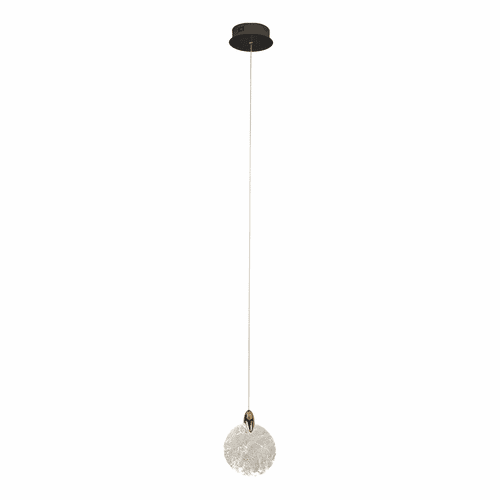 Artcraft AC12150BB Snowflake Modern Satin Brass LED Mini Lighting Pendant