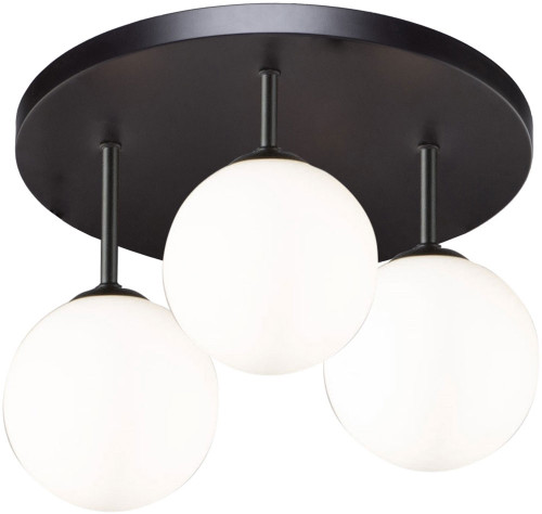 Artcraft AC6653BK Comet Modern Semi Matte Black LED Overhead Lighting