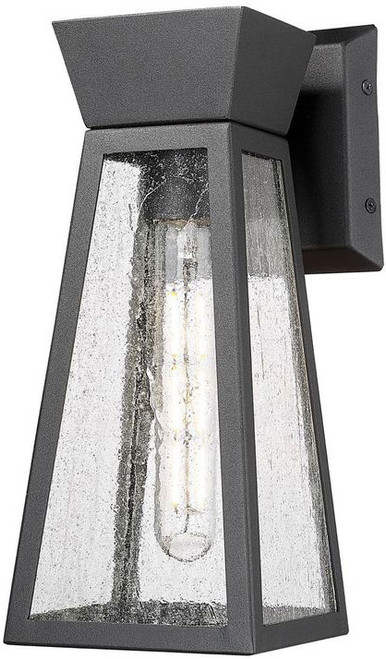 Artcraft AC8860BK Lucian Contemporary Black Exterior Wall Lamp