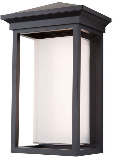 Artcraft AC9132BK Overbrook Modern Black LED Exterior 17" Wall Light Sconce
