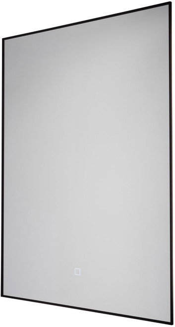 Artcraft AM325 Reflections Modern Matte Black LED Mirror
