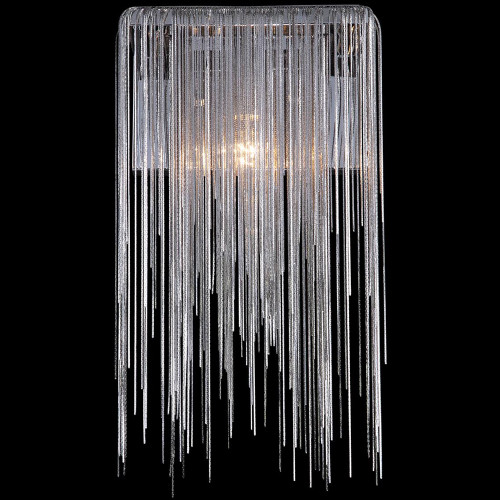 Avenue Lighting HF1200-CH Fountain Ave. Contemporary Chrome Finish 8" Wide Lighting Sconce