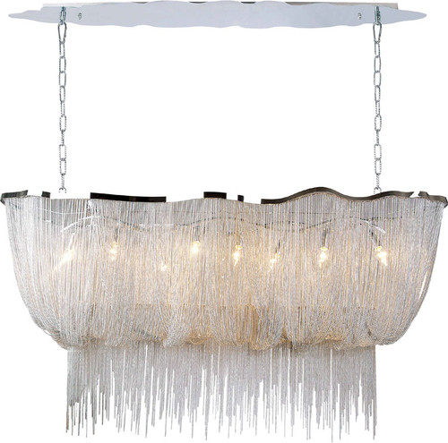 Avenue Lighting HF1401-CH Mulholland Dr. Modern Polished Chrome Finish 32" Tall Kitchen Island Light