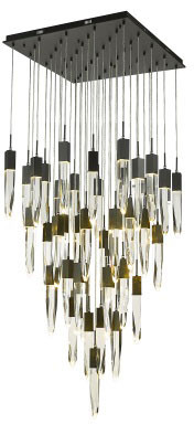 Avenue Lighting HF1903-41-AP-BK-C Original Aspen Modern Black LED 36" Multi Ceiling Light Pendant