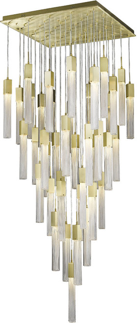 Avenue Lighting HF1903-41-BOA-BB Boa Brushed Brass Halogen Multi Drop Ceiling Lighting