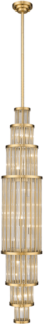 Avenue Lighting HF1926-AB Waldorf Modern Antique Brass Hanging Light