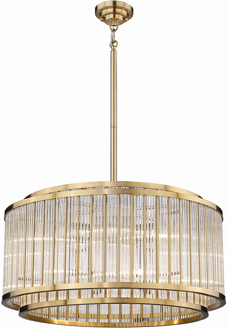 Avenue Lighting HF1928-AB Waldorf Modern Antique Brass Drop Ceiling Lighting