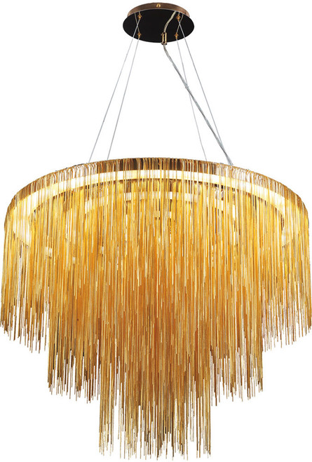 Avenue Lighting HF2222-GLD Fountain Ave Contemporary Gold LED Hanging Pendant Lighting