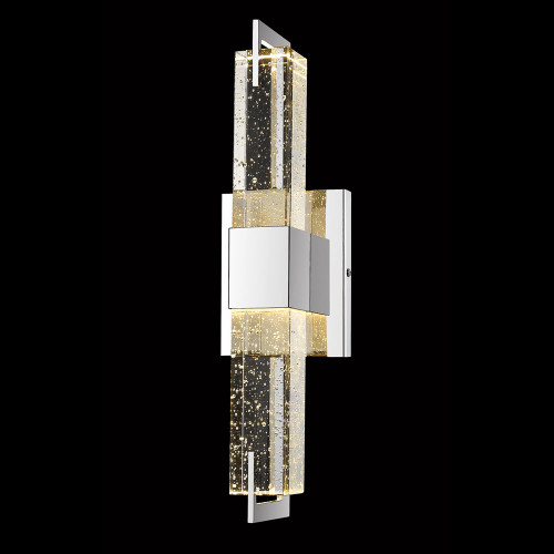 Avenue Lighting HF3012-PN Glacier Avenue Modern Polished Nickel LED Wall Lamp